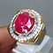 Batu Cincin Ruby Merah